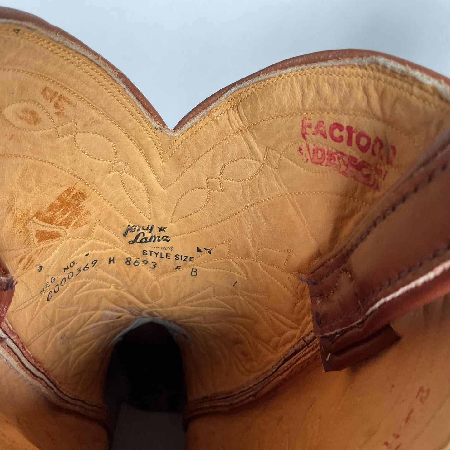 Vintage Tony Lama Cowgirl Boots | Brown | Men’s 5 B | Women’s 6