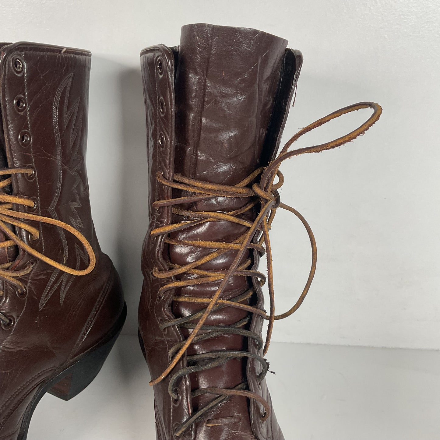 Custom Kiltie Packer Boots | Dark Brown | Men’s 9 D