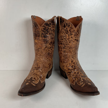Lucchese Diva Delta Calf Cowgirl Boots 10 B USA Made Retired