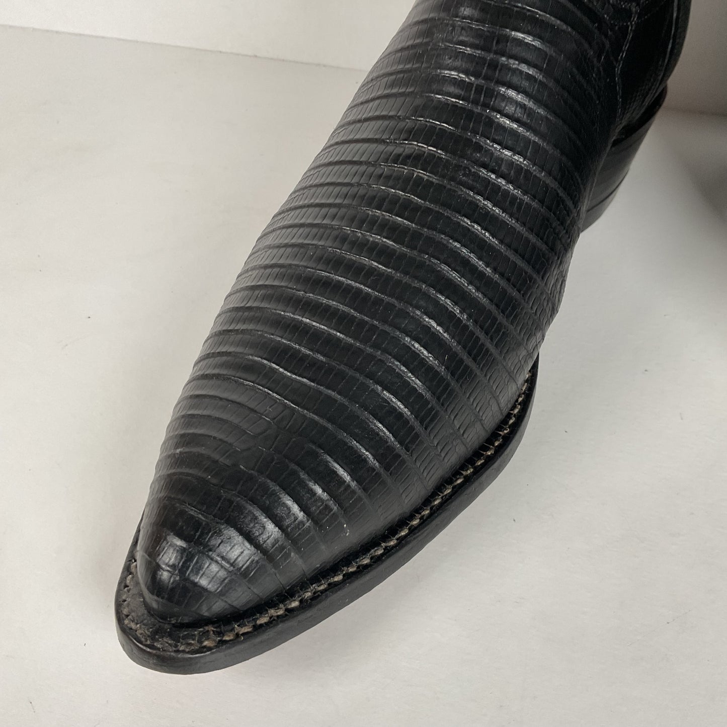 Vintage Tony Lama Cowboy Boots | Teju Lizard | Gold Label | Men’s 10.5 D