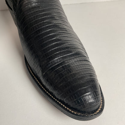 Vintage Nocona Teju Lizard Cowboy Boots | Extra Narrow | Men’s 11.5 A