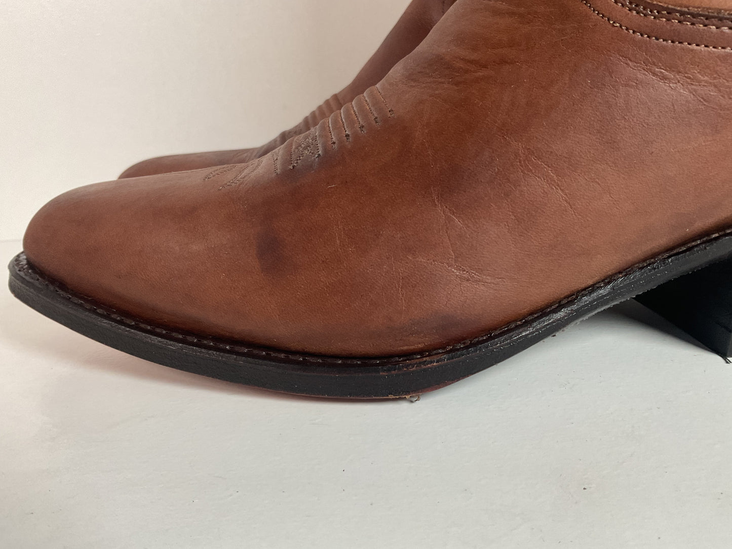 Vintage Dan Post Apache Cowboy Boots | USA Made | Distressed | Men’s 12 D