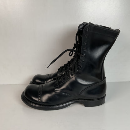 Vintage Double H Cap Toe Jump Boots 10.5 D USA Made Old School Panco Soles