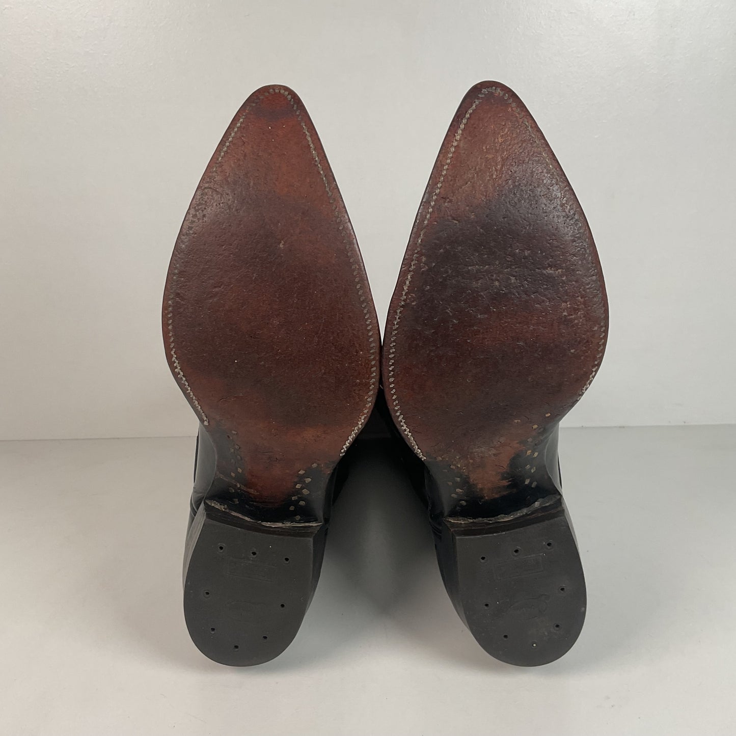 Vintage Justin Algonquin Toe Cowboy Boots | 1960s-1970s | Men’s 8.5 D