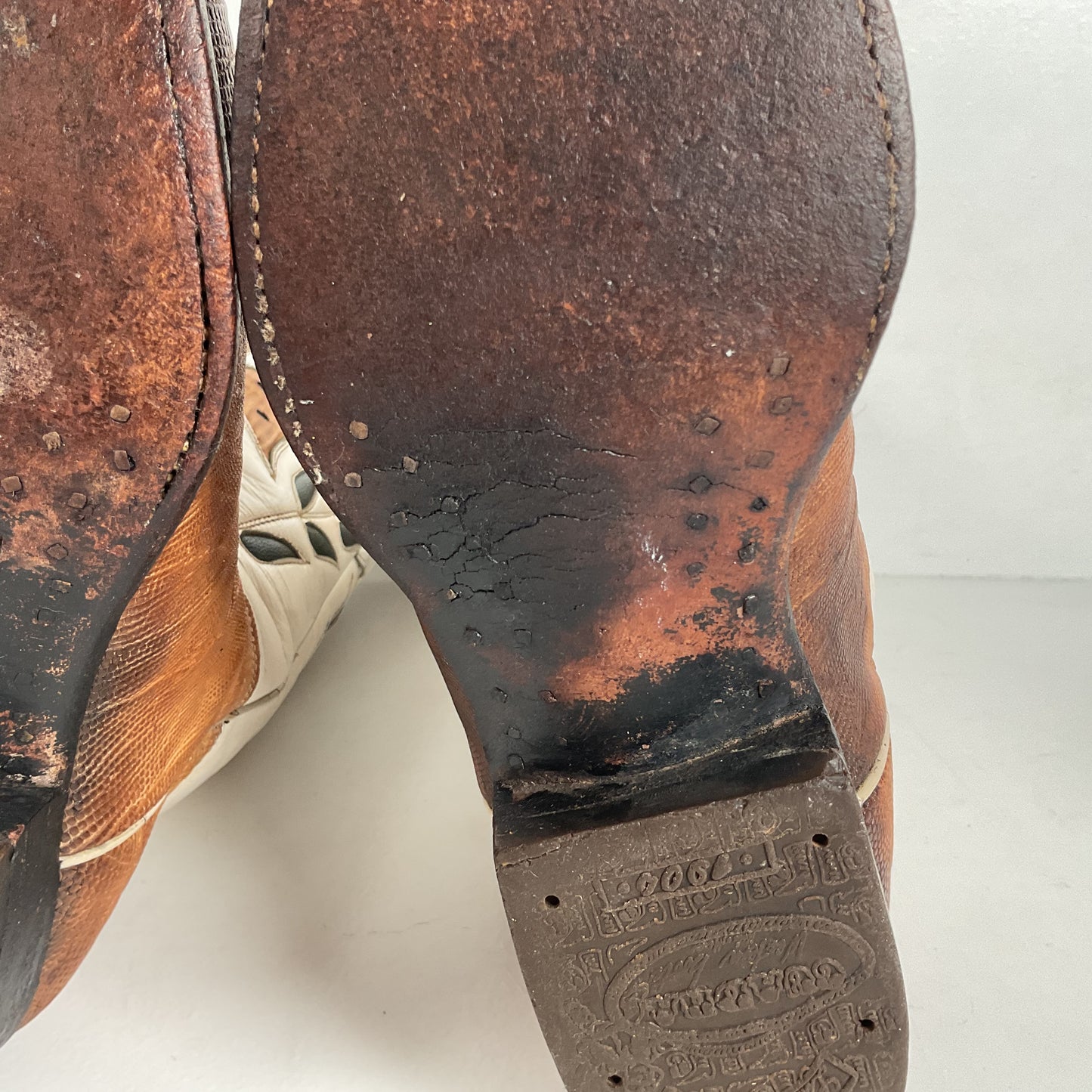 Vintage Cuadra Butterfly Cowgirl Boots | Teju Lizard | Tooled Inlays | Women’s 8