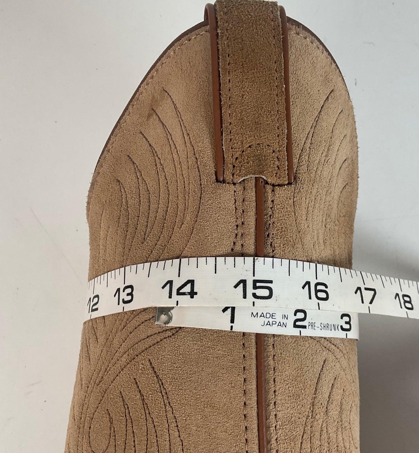 Vintage Women’s Rough Out Suede Cowgirl Boots 8 M USA Made