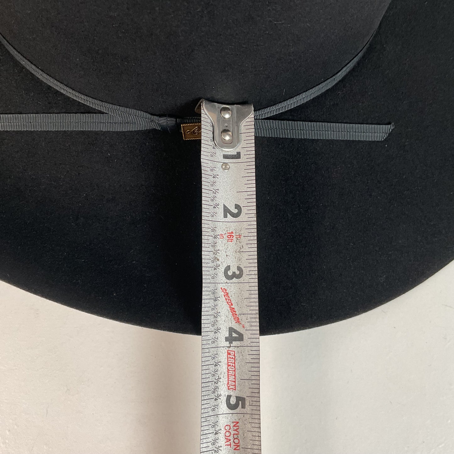 Vintage Milano Larry Mahan Cowboy Hat 6 5/8 Ridgetop Black 5X USA Made