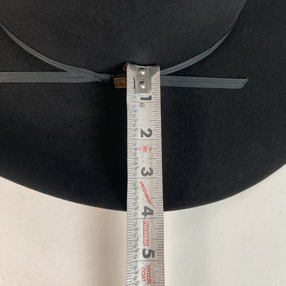 Vintage Milano Larry Mahan Cowboy Hat 6 5/8 Ridgetop Black 5X USA Made