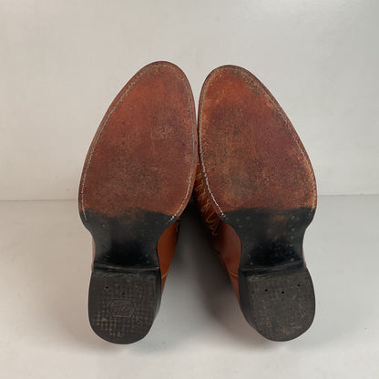 Tony Lama Teju Lizard Cowgirl Boots — Gold Label —  Men’s 7.5 C | Women’s 8.5