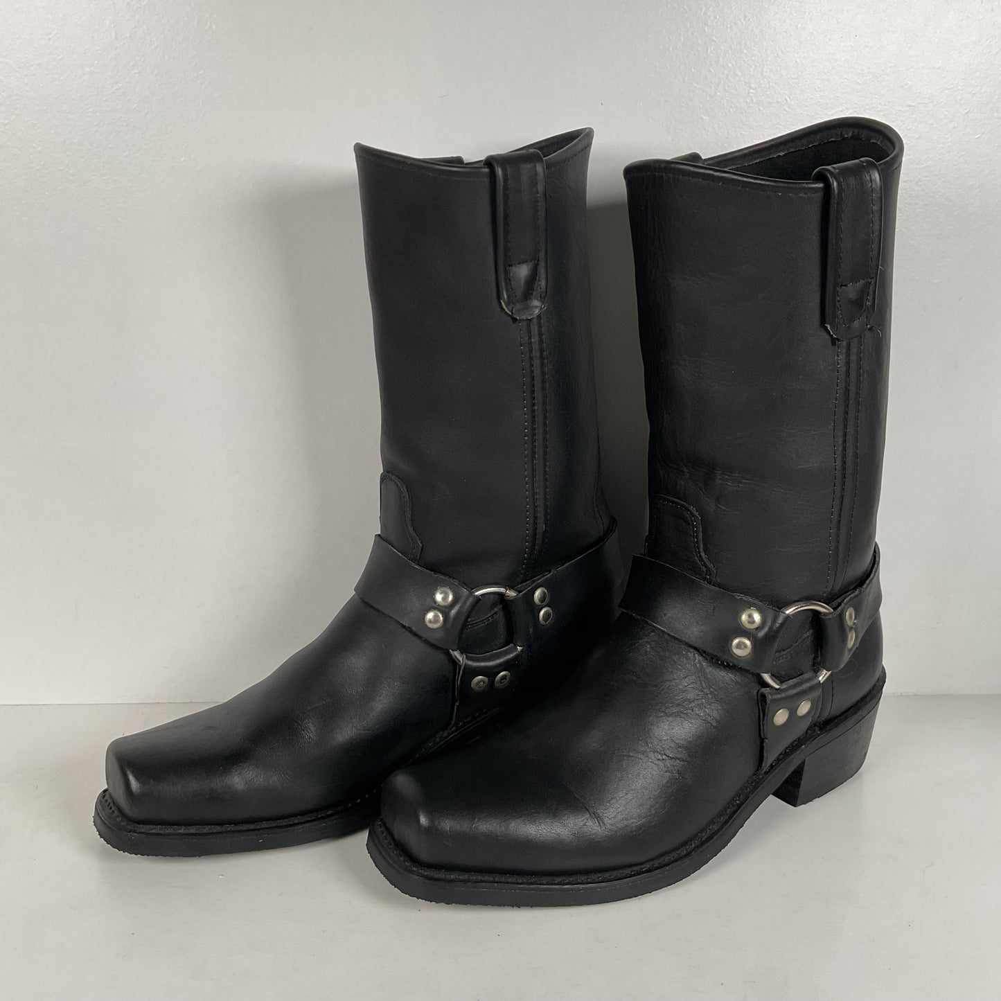 Vintage Santa Fe Harness Boots | USA Made | Men’s 9.5 D