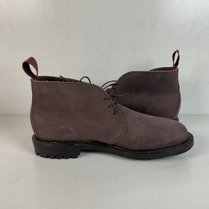 Allen Edmonds Grey Horween Nubuck Chukka Boots 9 3E Survey Port Washington