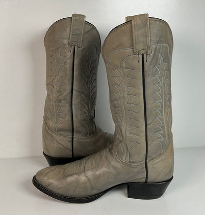 Vintage Tony Lama Gold Label Cowboy Boots | Marbled Leather | Men’s 10.5 EE