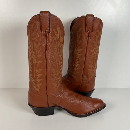 Vintage Justin Cowboy Boots | Deer Skin | USA Made | Men’s 9 D