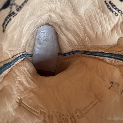 Corral Plum Ostrich Quill Cowgirl Boots 8 M Exotic Triad