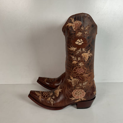 Old Gringo Brown Wildflower Cowgirl Boots 6.5 B