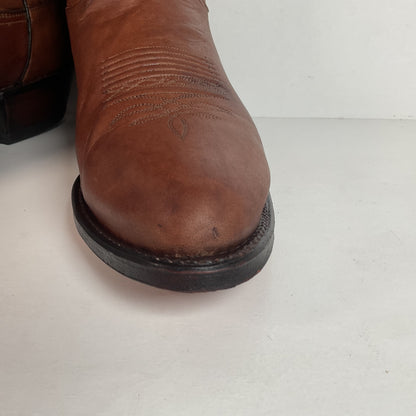 Vintage Dan Post Apache Cowboy Boots | USA Made | Distressed | Men’s 12 D