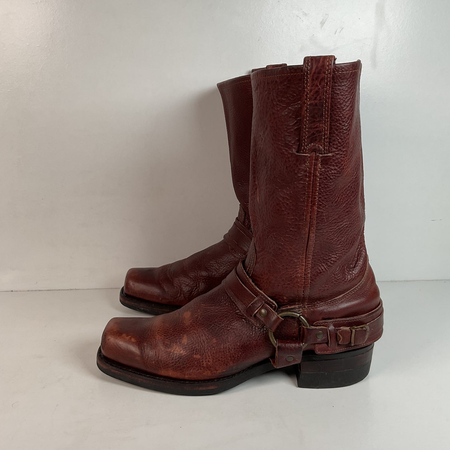 Frye Men’s Belted Harness Boot 11.5 M USA Made Bison Retired