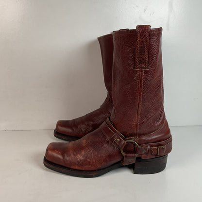 Frye Men’s Belted Harness Boot 11.5 M USA Made Bison Retired