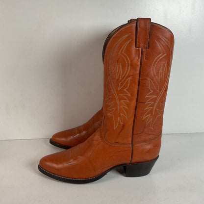 Vintage Justin Redwood Cowboy Boots | USA Made | 10.5 D