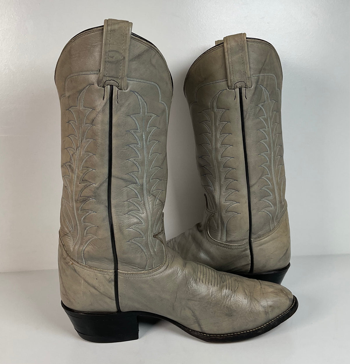 Vintage Tony Lama Gold Label Cowboy Boots | Marbled Leather | Men’s 10.5 EE