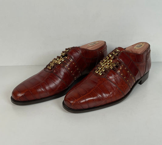 Vintage R. Martegani Full Alligator Loafers | Boutique Line | Men’s 9 M
