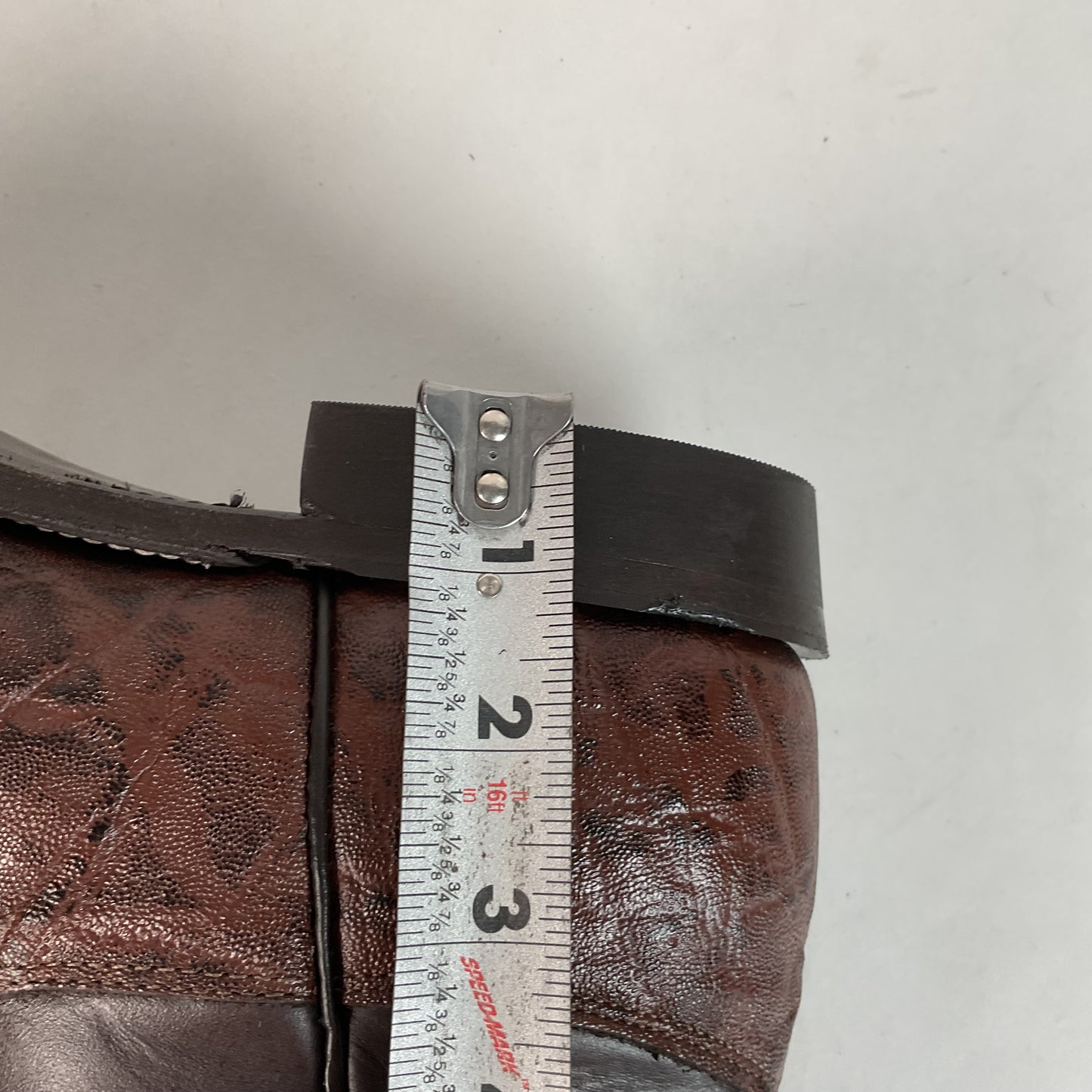 Vintage Larry Mahan Elephant Roper Cowboy Boots 10.5 E Exotic