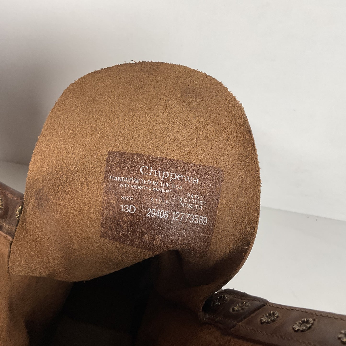 Chippewa Kiltie Packer Boots | Soft Toe | USA Made | Men’s 13 D