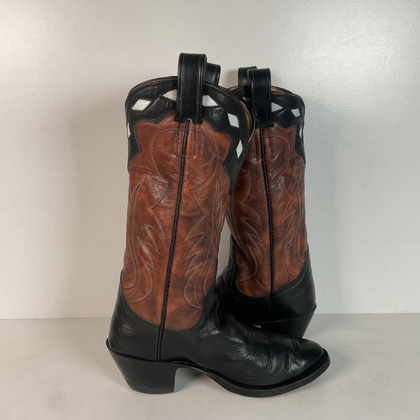 Pat Young Custom Bucket Cowboy Boots | Tooled Inlays | Women’s 7.5