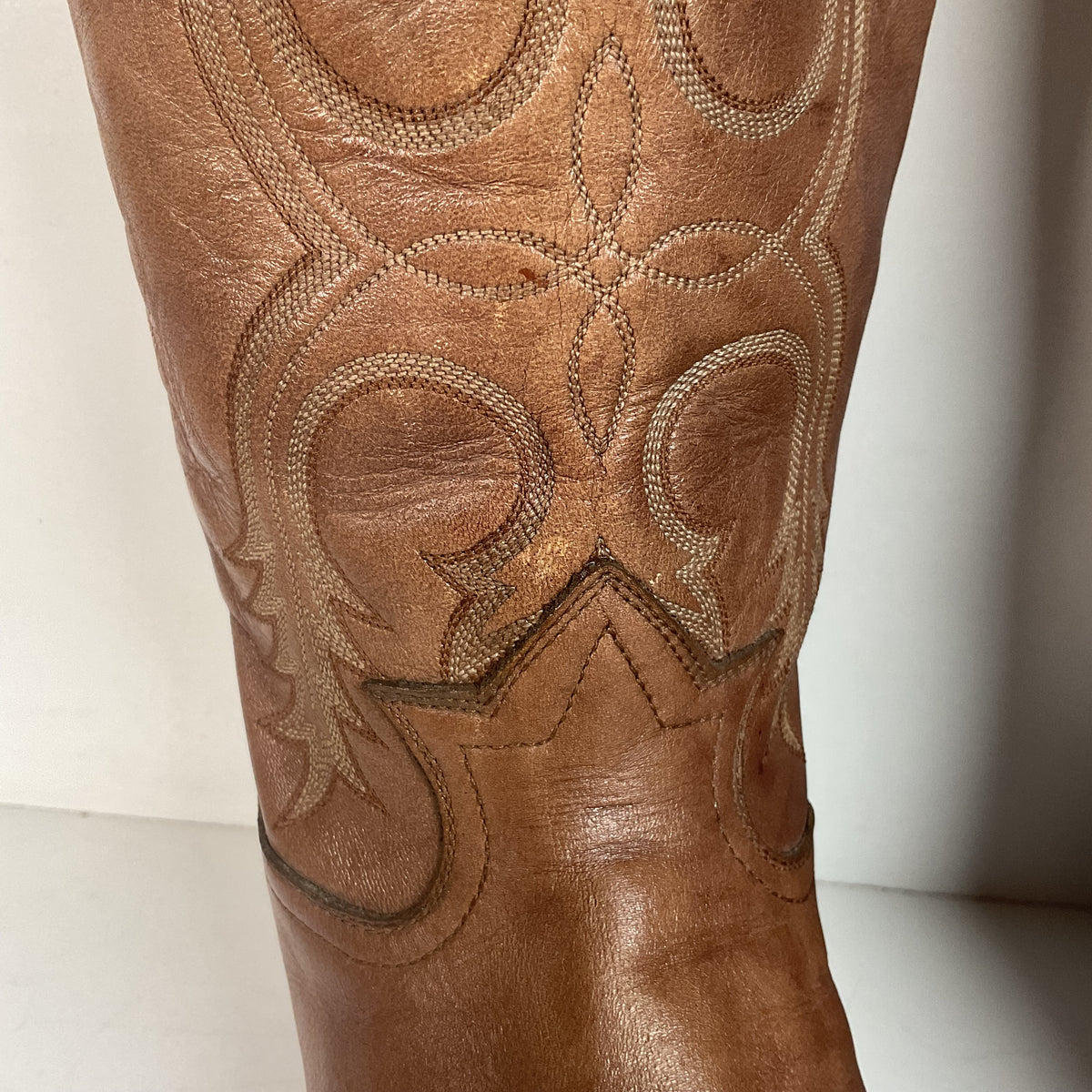 Vintage Tony Lama Elephant Wingtip Cowboy Boots | Gold Label | Exotic | Men’s 9 EE