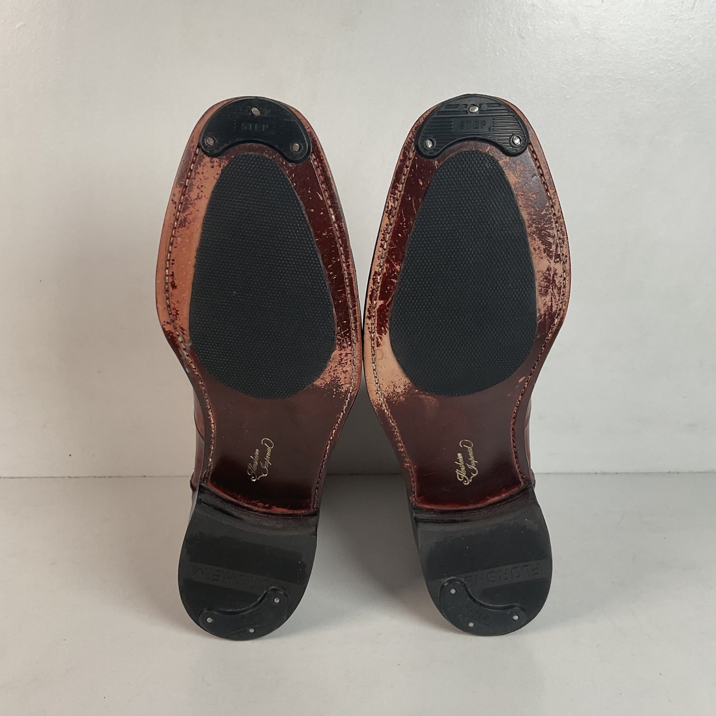 Vintage Florsheim Imperial Zipper Boots 10 D Chelsea Style