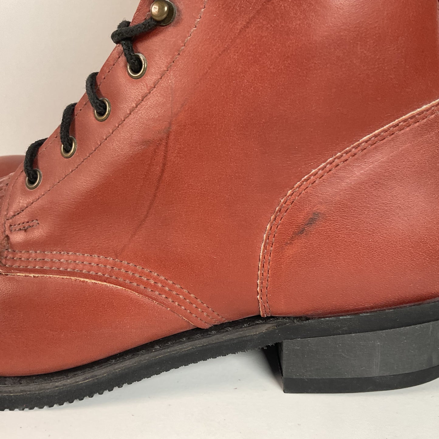 Vintage Western Packer Boots | Lace Up | USA Made | Men’s 12 D