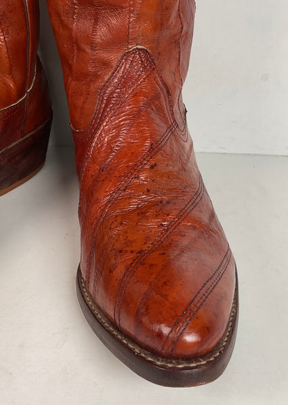 Full Eel Skin Cowboy Boots | Lee Shoes Custom | Exotic | Men’s 11