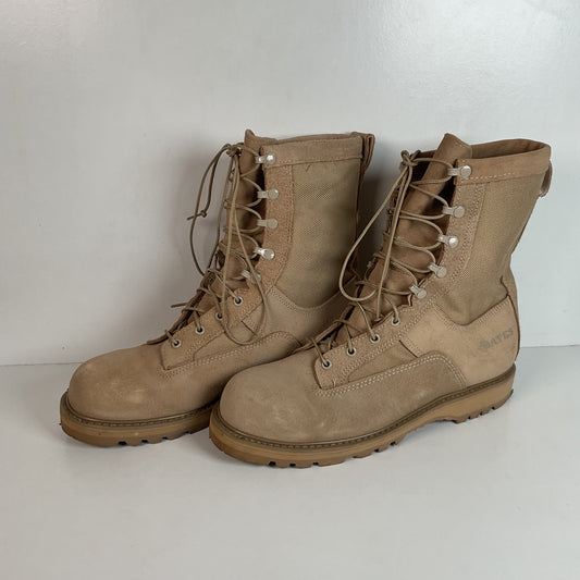Bates Temperate Climate Combat Boots 11.5 R USA Made Desert Tan