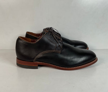 Wolverine Thousand Mile Plain Toe Boots 14 D USA Made Dark Bown