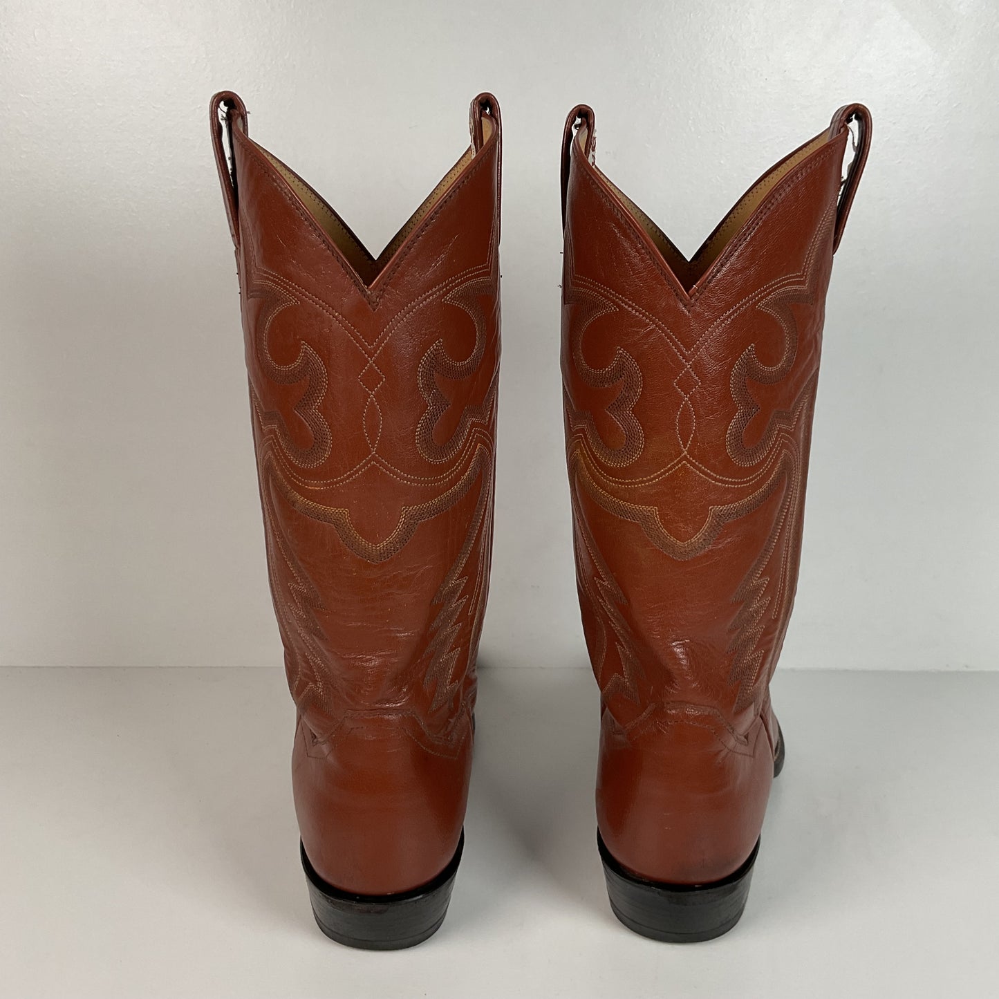 Vintage Sanders Cowboy Boots | Narrow | Brown | Men’s 11 B