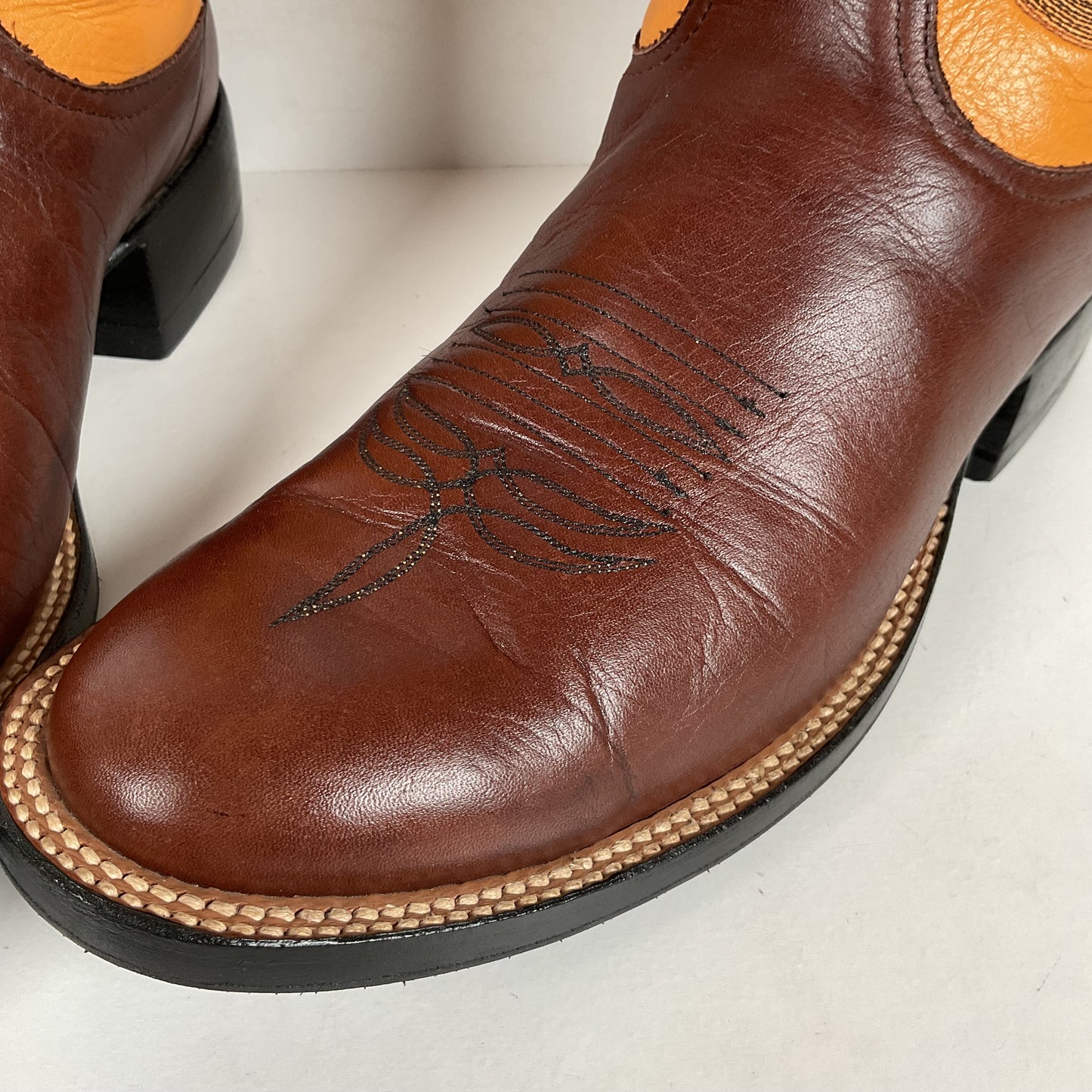 Anderson Bean Western Roper Boots | Cowboy | USA Made | Men’s 9 D