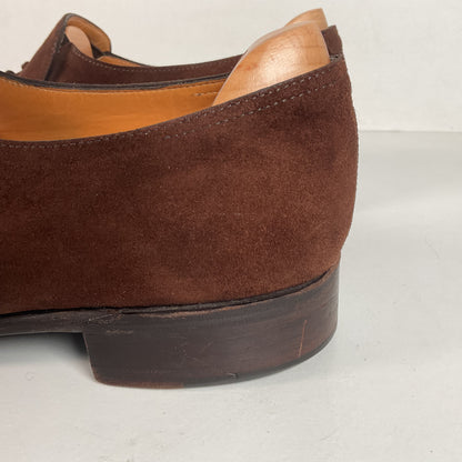 John Lobb Suede Tassel Loafers | Madison | UK 7.5 E | US 8.5 D