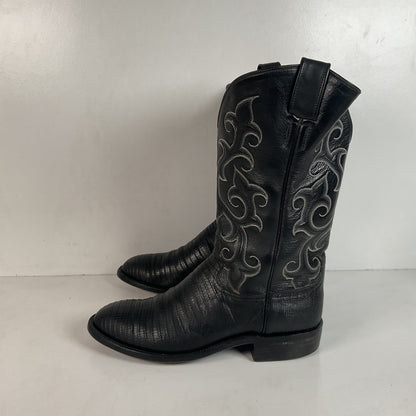 Caboots Lizard Roper Boots 9.5 E Champion Attitude Custom