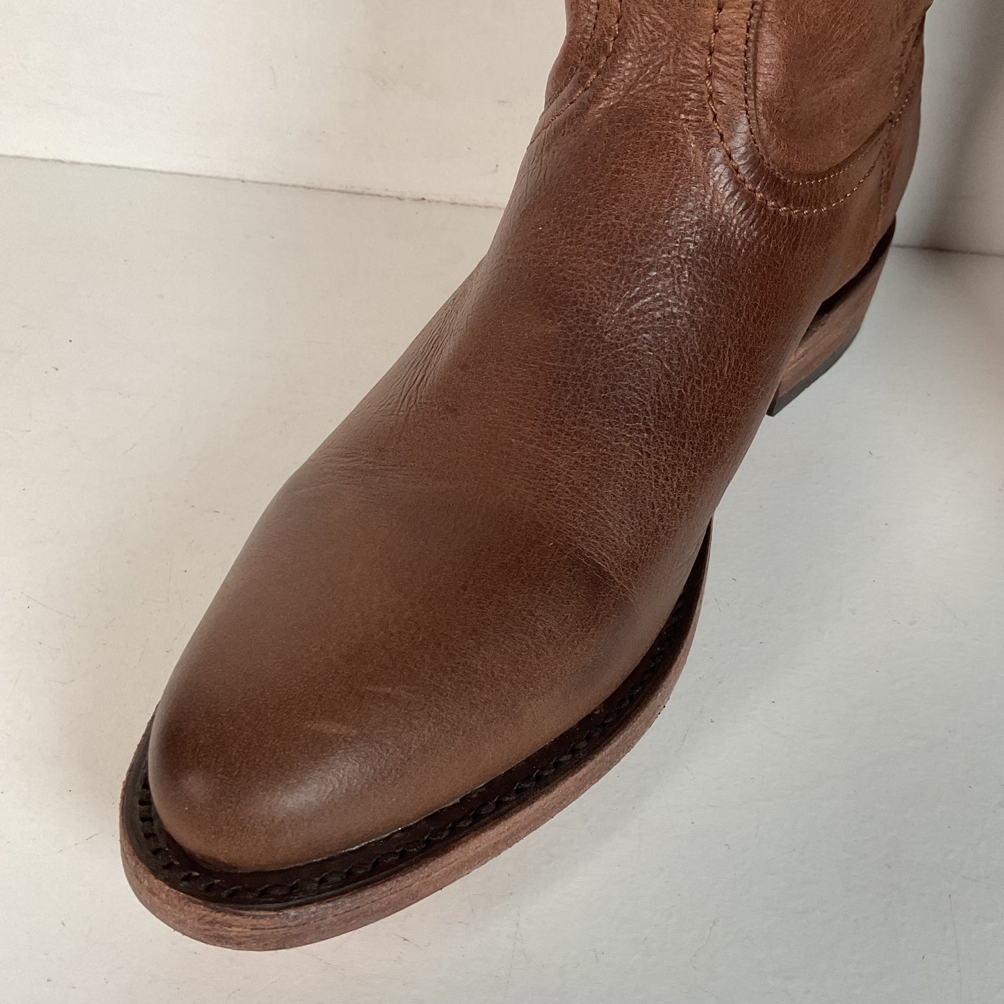 Lucchese Chelsea Braided Riding Boots 6 B Original Box