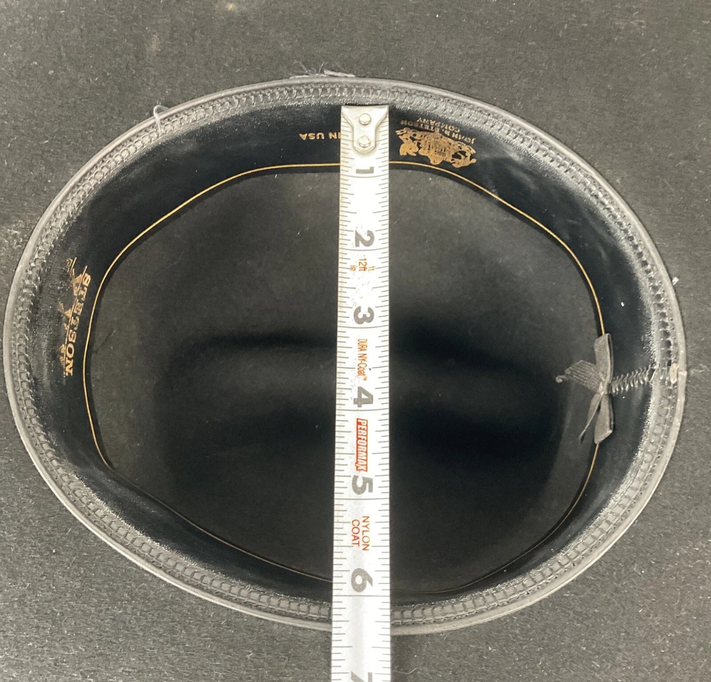 Vintage Stetson Cowboy Hat Black Felt XXX USA Made