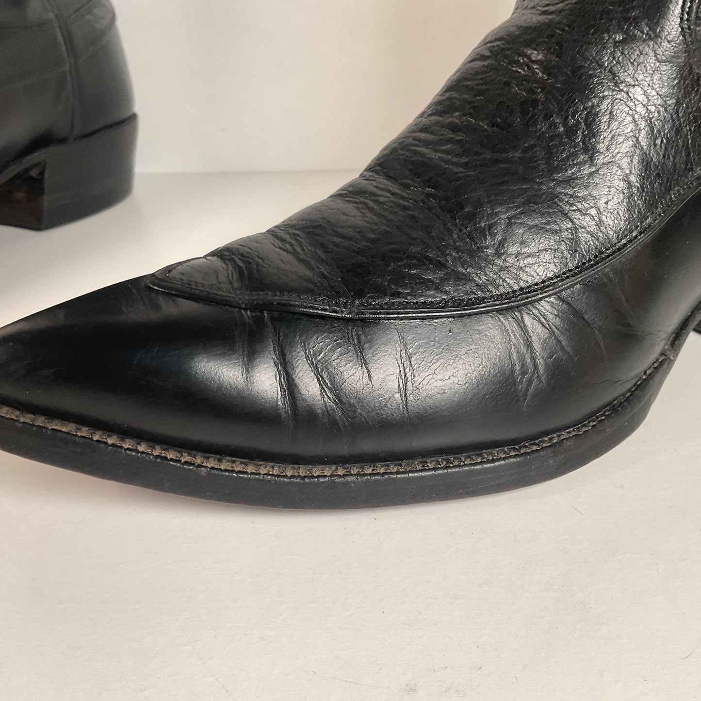 Vintage Justin Algonquin Toe Cowboy Boots | 1960s-1970s | Men’s 8.5 D