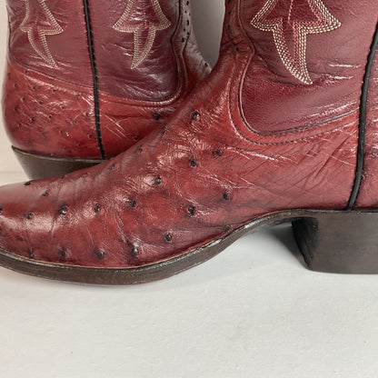 Rios Of Mercedes Full Quill Ostrich Cowboy Boots Men’s 8 | Women’s 9 Exotic