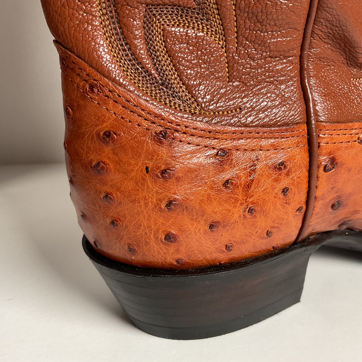 Vintage Nocona Full Quill Ostrich Cowboy Boots | USA Made | Men’s 9 E