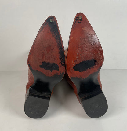 Vintage Justin Lizard Teju Cowgirl Boots | 1970s | USA Made | Women’s 7.5 C