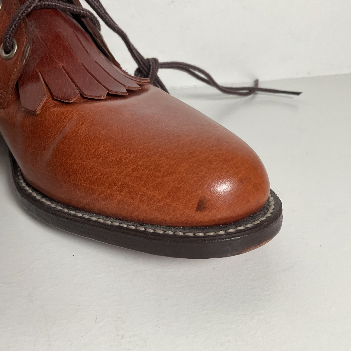 Vintage Justin Kiltie Packer Boots | USA Made | Lacer | Women’s 8.5 B