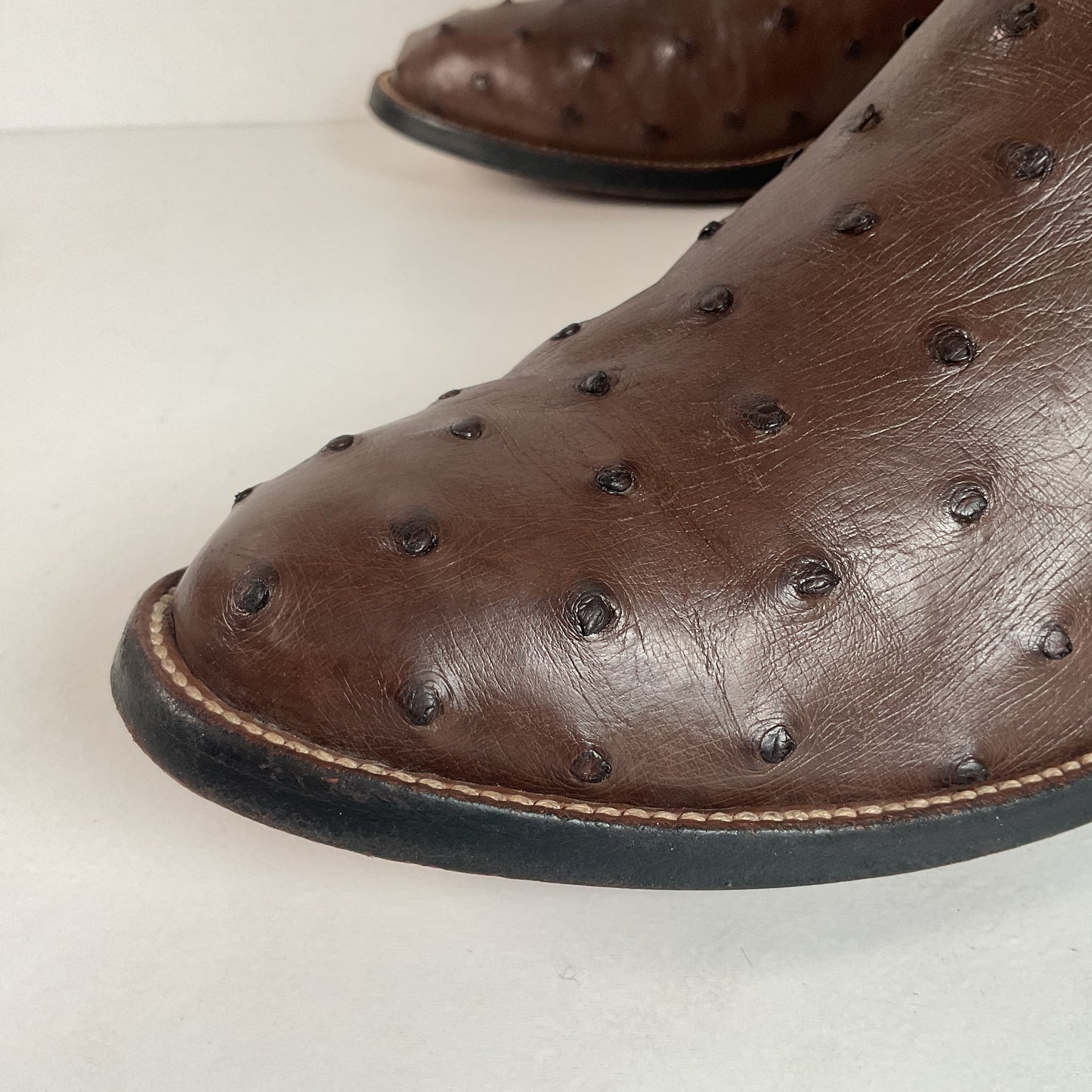 Mercedes Fort Worth Ostrich Quill Cowboy Boots | Custom | Exotic | Men’s 10