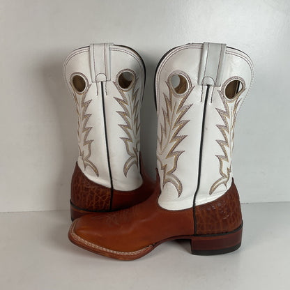 Larry Mahan Cowgirl Roper Boots 7 B Punchy Sunset Renegade