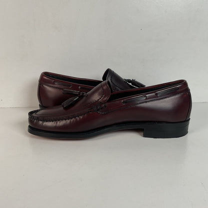 Vintage 1970s Hanover Handsewn Moccasin Loafers 10 D Genuine Shell Cordovan