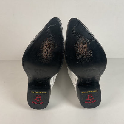 Los Altos Cowboy Boots | Crocodile Caiman Tail | Exotic | Men’s 7 EE | Women’s 8