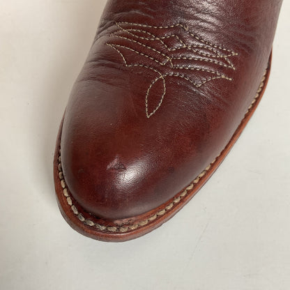 Vintage Dingo Acme Tulip Cowgirl Boots 6 M Tooled USA Made